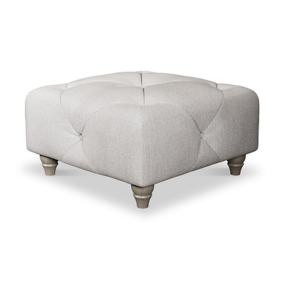 Everett Button Top Footstool