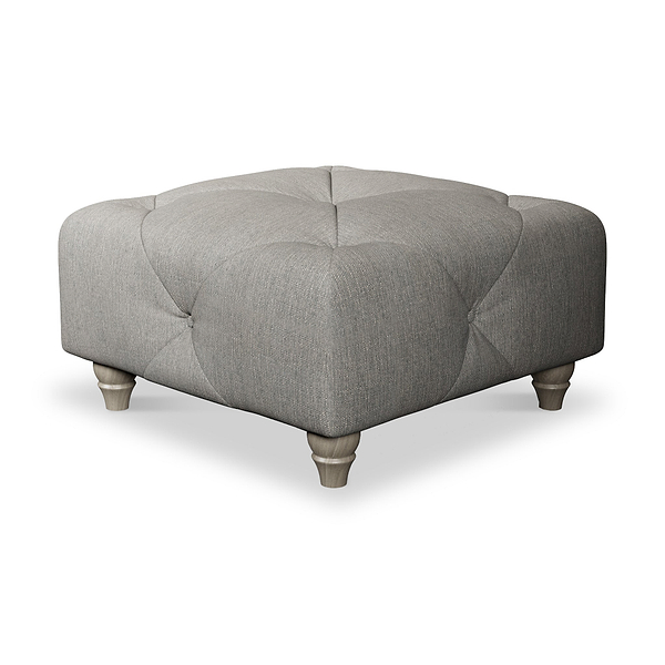Everett Button Top Footstool