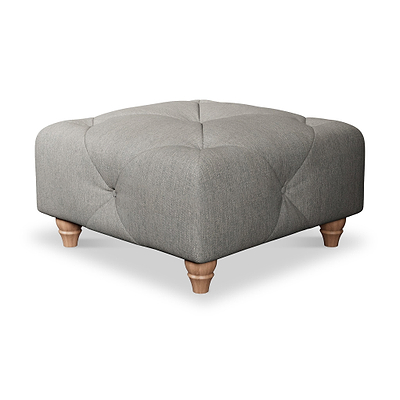 Everett Button Top Footstool