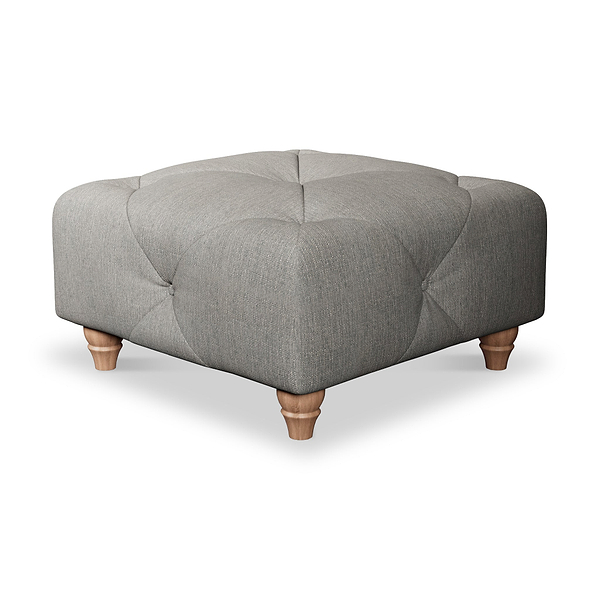 Everett Button Top Footstool