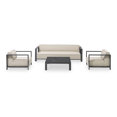 Maze Ibiza 3 Seat Sofa Set with Square Table