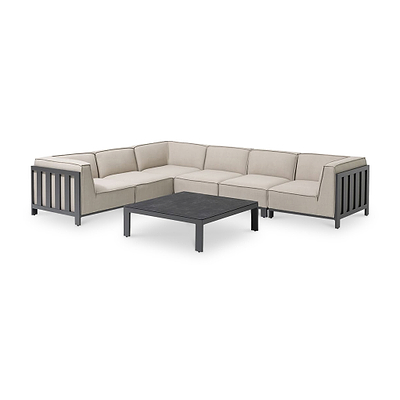 Maze Ibiza Medium Corner Sofa Set With Square Table