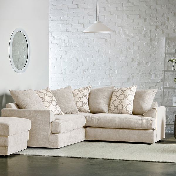 Hudson Chenille Corner Sofa