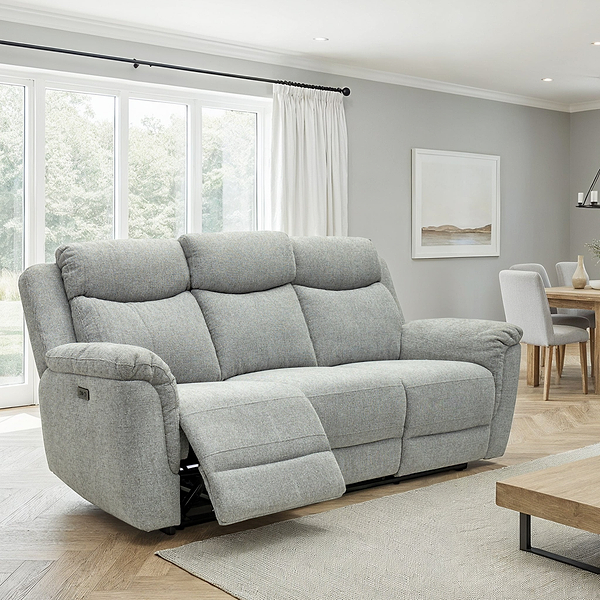 Hadlow Power Recliner 3 Seater Sofa with Console