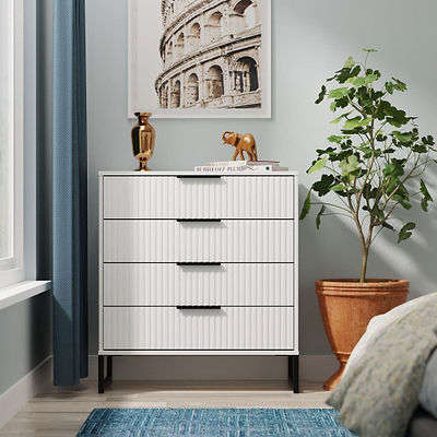 Callo Fluted 4 Drawer Chest