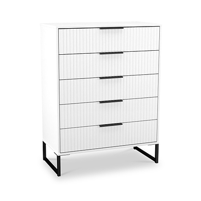 Callo Fluted 5 Drawer Chest