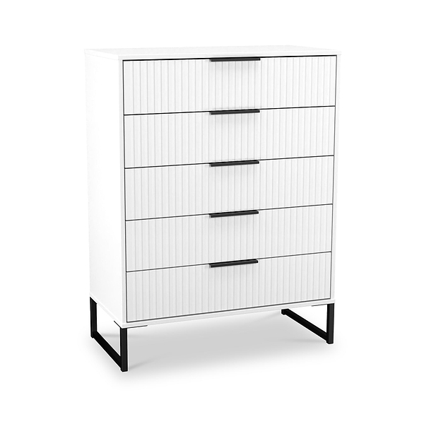 Callo Fluted 5 Drawer Chest