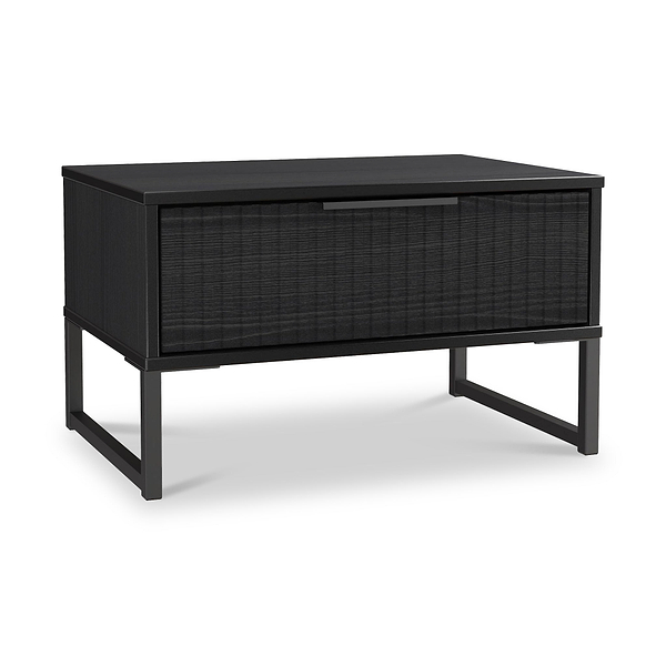 Callo Fluted 1 Drawer Wide Side Table