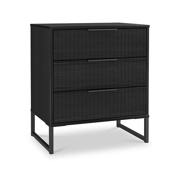 Callo Fluted 3 Drawer Chest