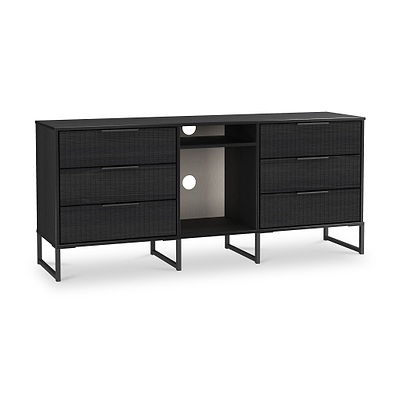 Callo Fluted 6 Drawer Sideboard