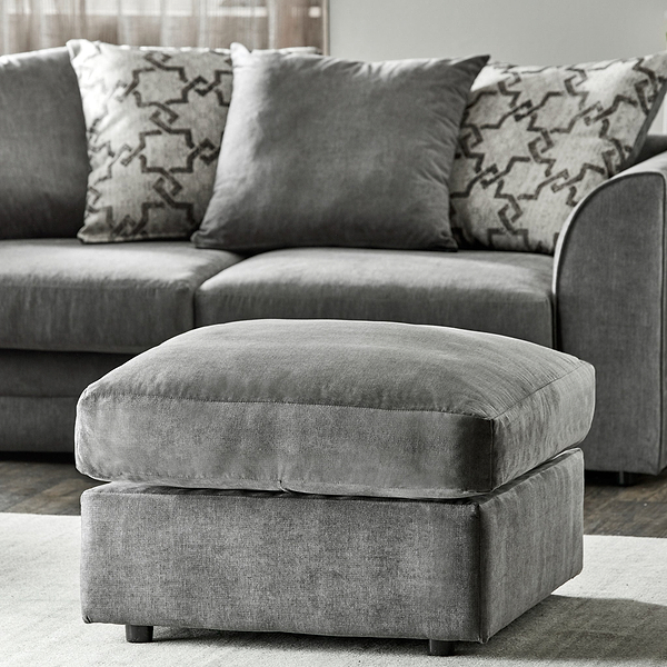 Fernley Chenille Footstool