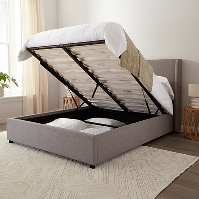 Brent Ottoman Storage Bed Frame