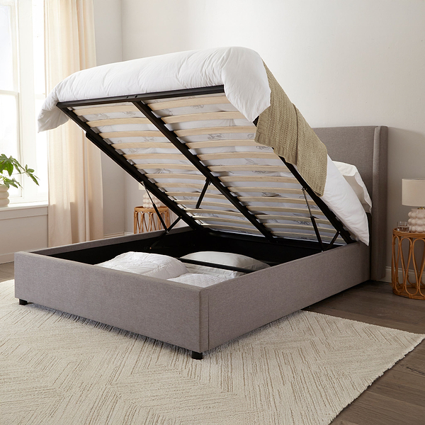 Brent Ottoman Storage Bed Frame