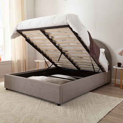 Hounslow Half Circle Ottoman Storage Bed Frame