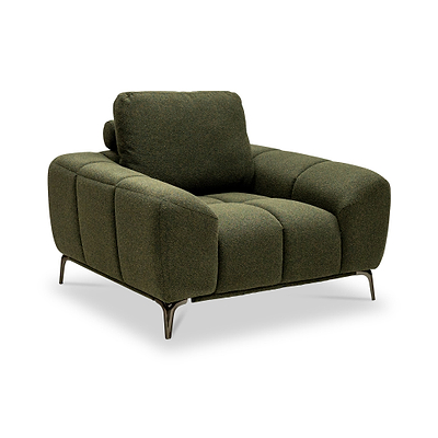 Noelle Textured Fabric Armchair