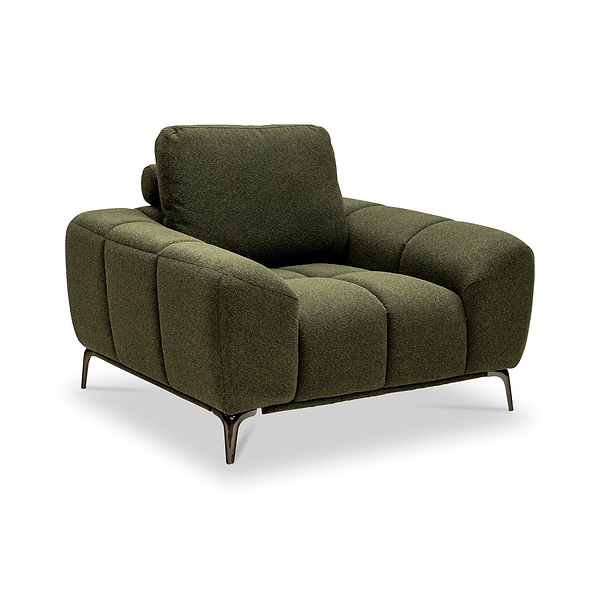Noelle Textured Fabric Armchair