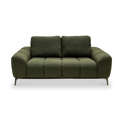 Noelle Textured Fabric 2 Seater Sofa