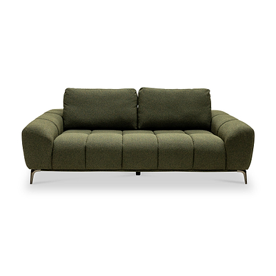 Noelle Textured Fabric 3 Seater Sofa