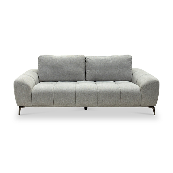 Ruelle Textured Fabric 3 Seater Sofa