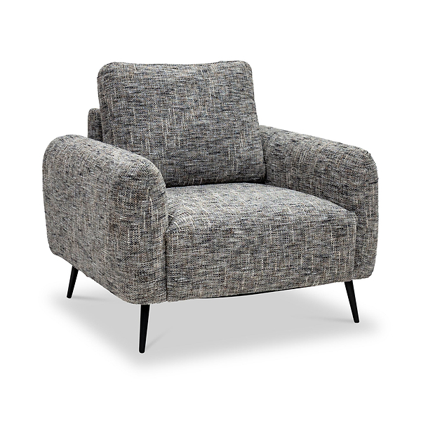 Delphine Multi-tonal Fabric Armchair
