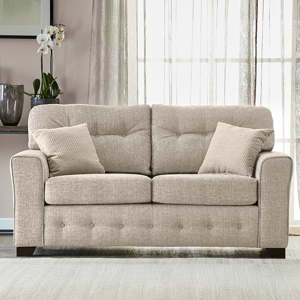 Cheswick Textured Weave Fabric 2 Seater Sofa