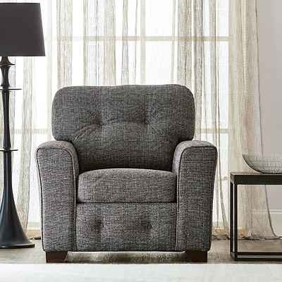 Cheswick Textured Weave Fabric Armchair