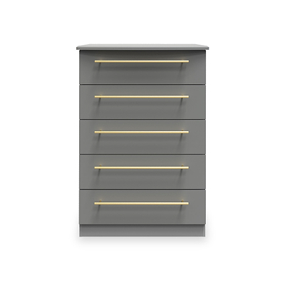 Bramham Grey 5 Drawer Chest