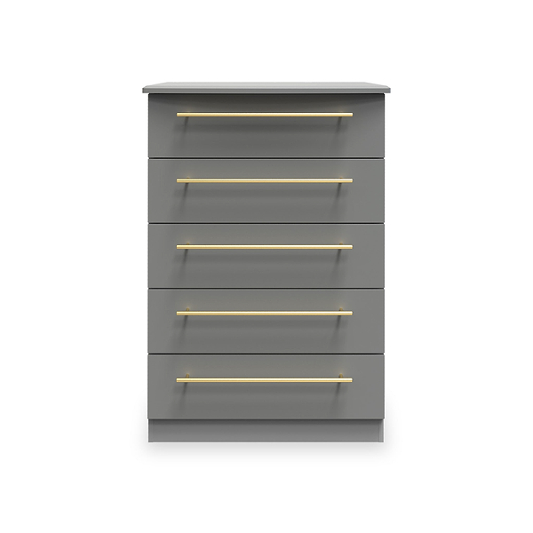 Bramham Grey 5 Drawer Chest