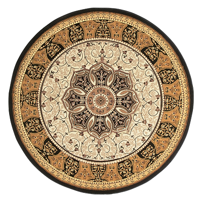 Holden Oriental Stain Resistant Circular Rug