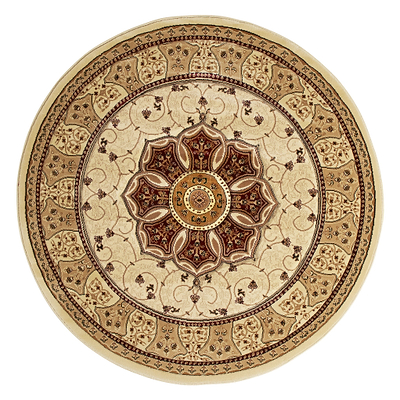Holden Oriental Stain Resistant Circular Rug