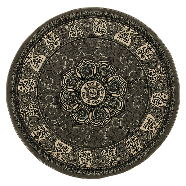 Holden Oriental Stain Resistant Circular Rug