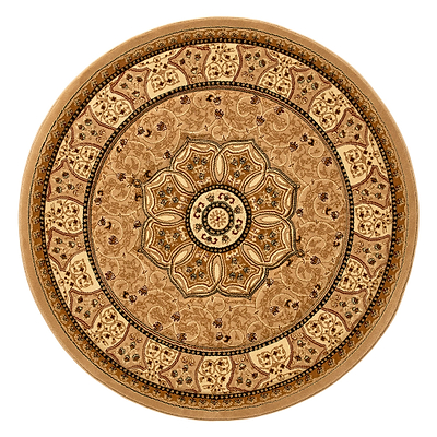 Holden Oriental Stain Resistant Circular Rug