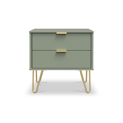 Moreno 2 Drawer Side Table