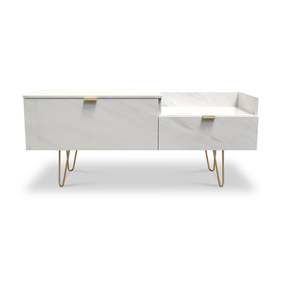 Moreno Marble Effect TV Console Unit