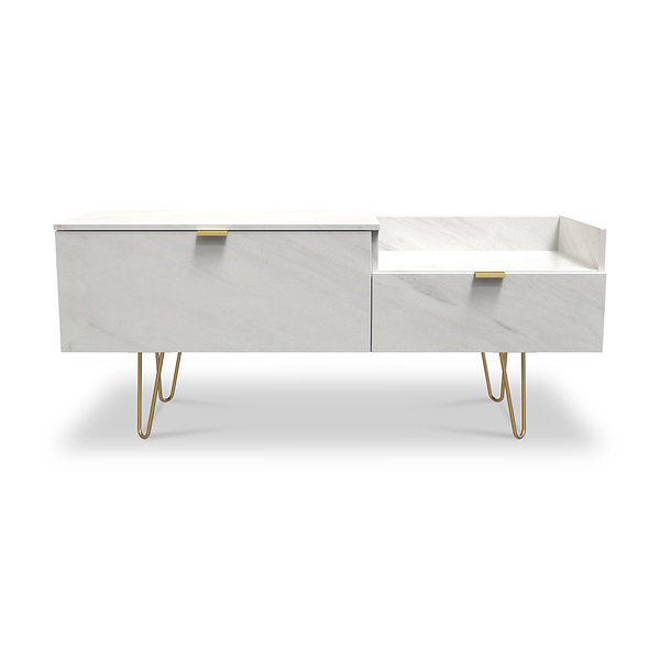Moreno Marble Effect TV Console Unit