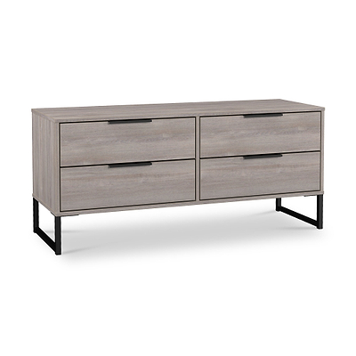 Ashbourne 4 Drawer Low Storage Unit
