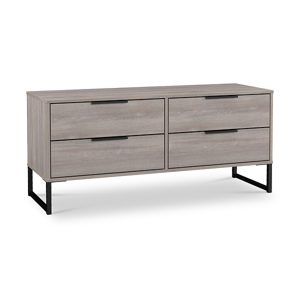 Ashbourne 4 Drawer Low Storage Unit