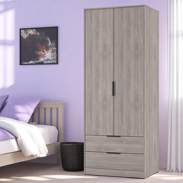 Ashbourne Double Wardrobe & 2 Drawers