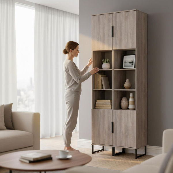 Ashbourne Tall Storage Cabinet