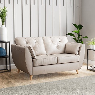 Edison Leather 2 Seater Sofa
