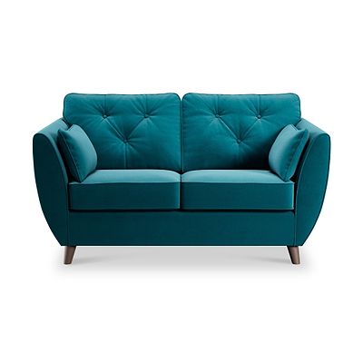 Edison Velvet 2 Seater Sofa
