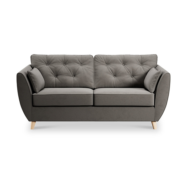 Edison Velvet 3 Seater Sofa