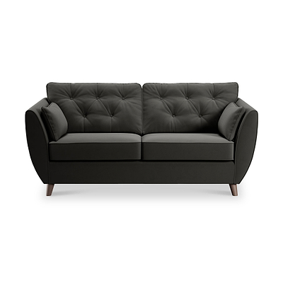 Edison Velvet 3 Seater Sofa