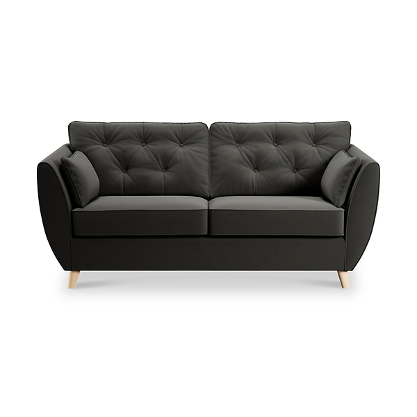 Edison Velvet 3 Seater Sofa