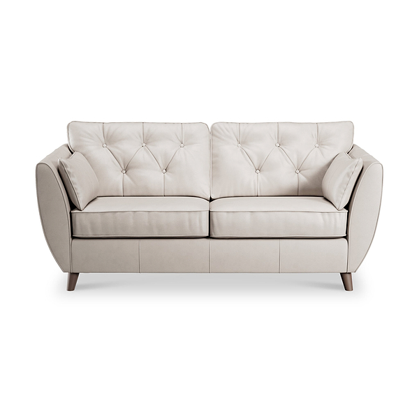 Edison Leather 3 Seater Sofa