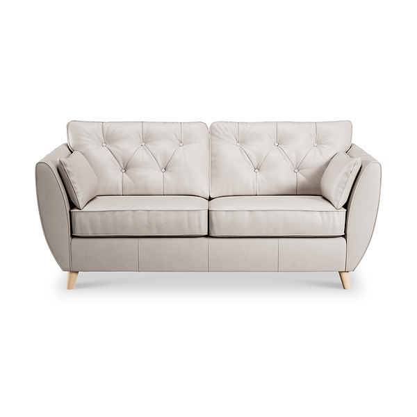 Edison Leather 3 Seater Sofa