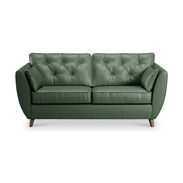 Edison Leather 3 Seater Sofa