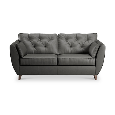 Edison Leather 3 Seater Sofa