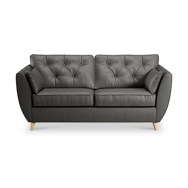 Edison Leather 3 Seater Sofa