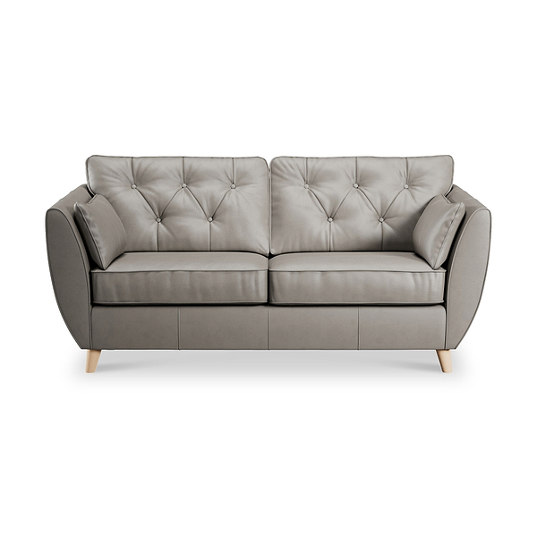 Edison Leather 3 Seater Sofa